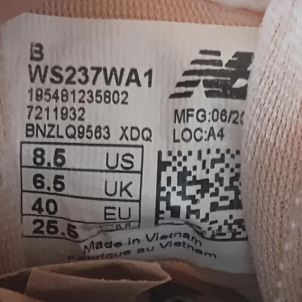 New Balance 237 Retro Sneaker Women's Size 8.5 Green/Brown PRE-OWNED - Picture 6 of 7